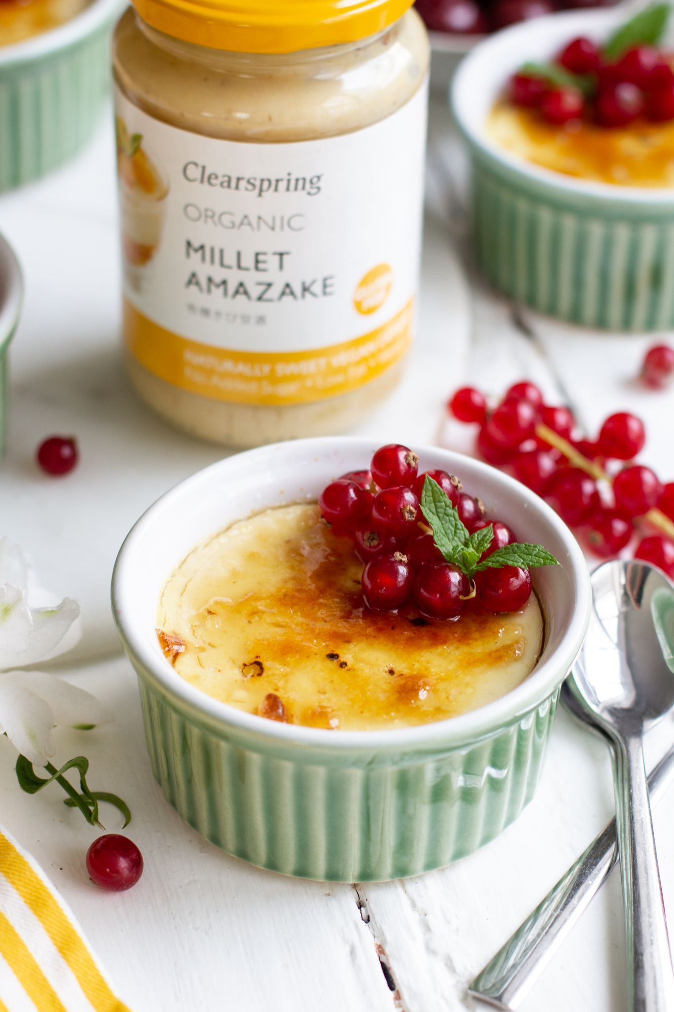 Amazake creme brulee